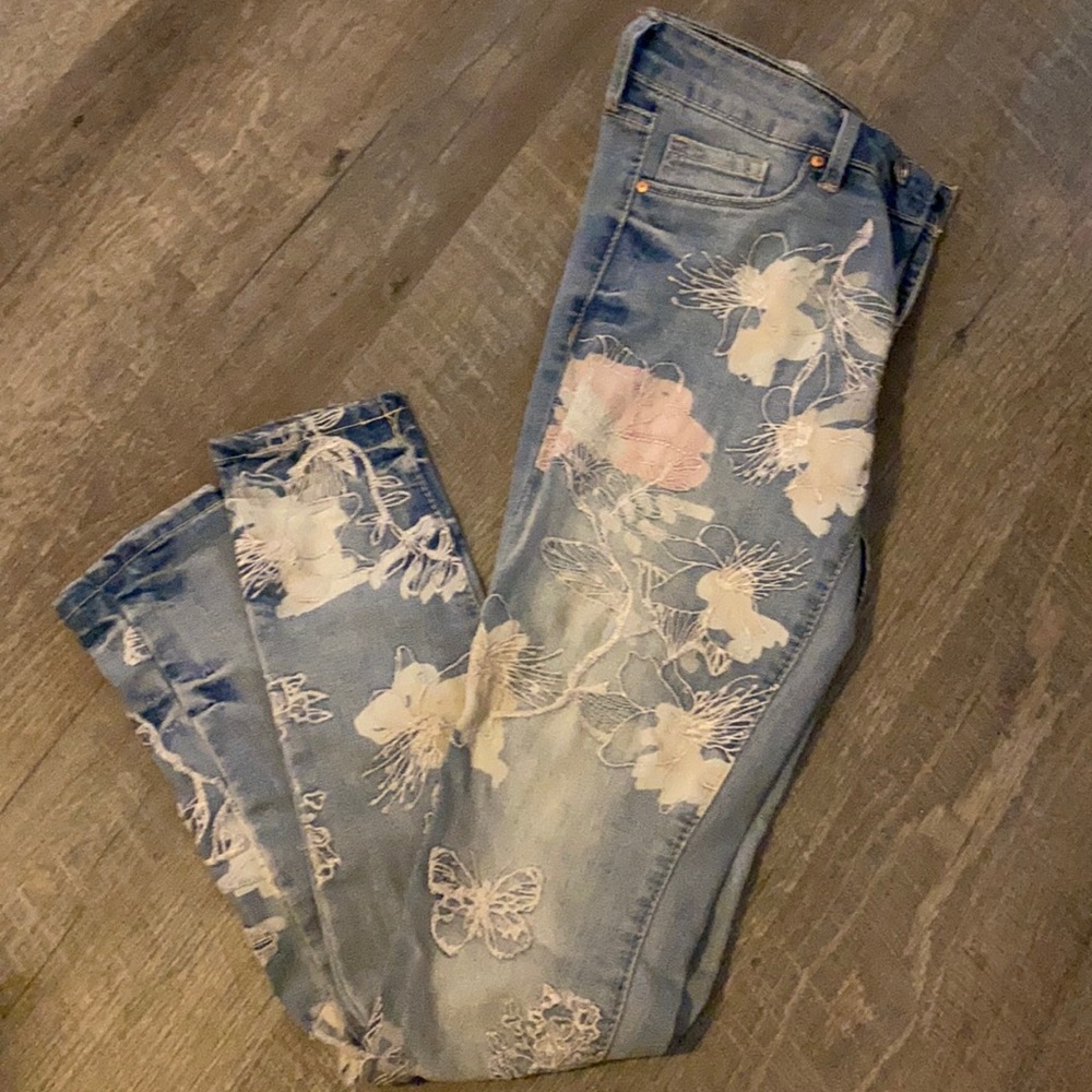 Jessica Simpson Embroidered Jeans